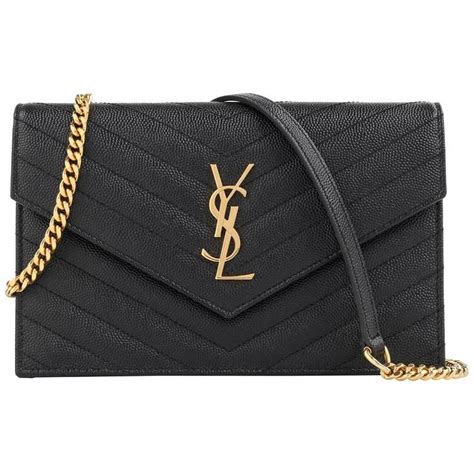 ysl purse chain strap|WALLETS ON CHAIN .